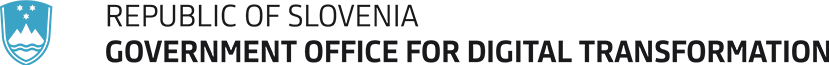 logo Republic of Slovenia - Government Office for Digital Transformation